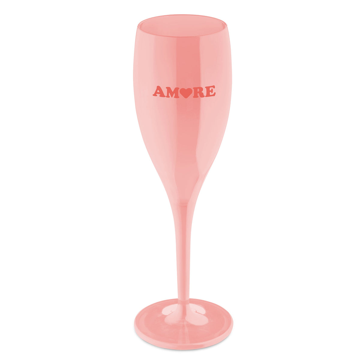 koziol Glas mit Druck CHEERS No. 1 AMORE
