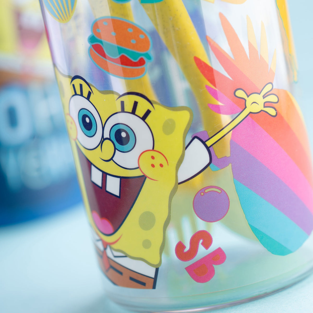 koziol Snackpot / Trinkflasche + Besteck BUDDY SNACK 0,5 SPONGEBOB SQUAREPANTS