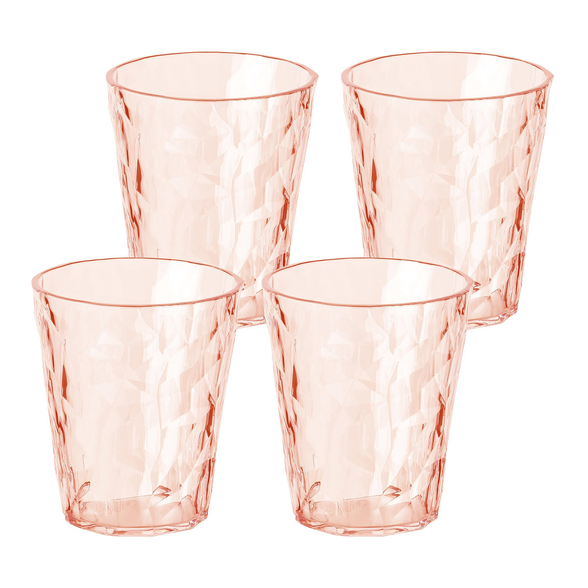 transparent rose quartz