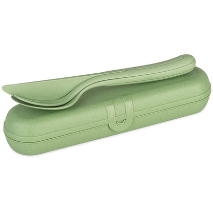 koziol étui à couverts + set de couverts KLIKK READY