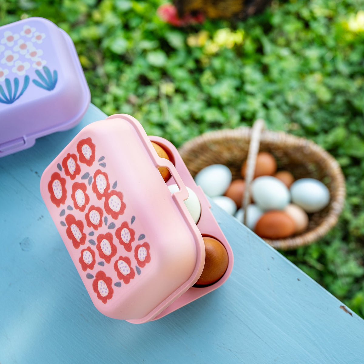 koziol boîte à œufs EGGS TO GO MINI BLOOMIES ANEMONE