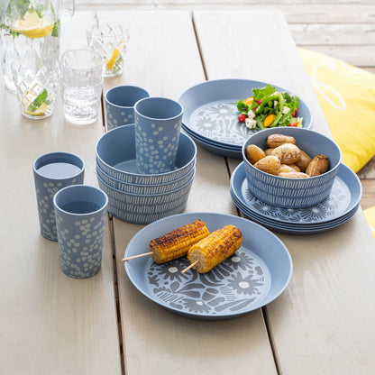 koziol tableware set 16-piece BLOMSTER SET