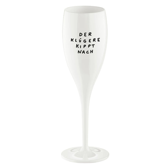 koziol verre imprimé CHEERS No. 1 DER KLÜGERE KIPP NACH