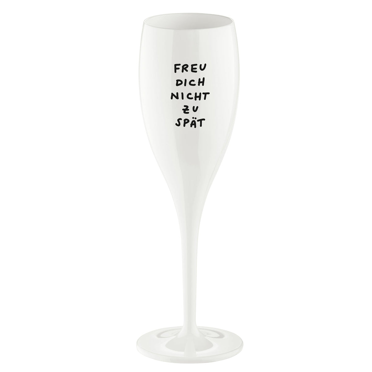 koziol verre imprimé CHEERS No. 1 FREU DICH NICHT ZU SPÄT