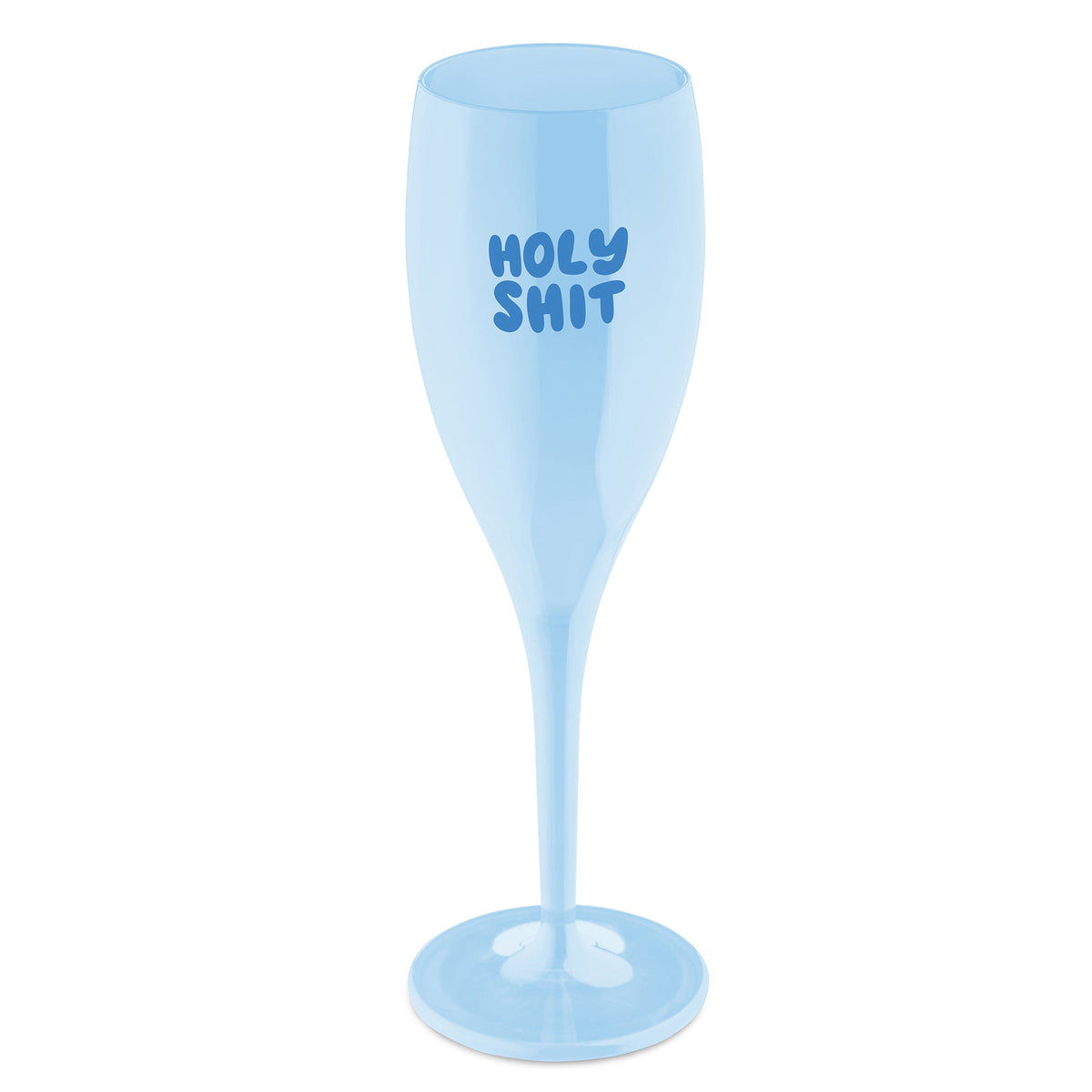 koziol verre imprimé CHEERS No. 1 HOLY SHIT