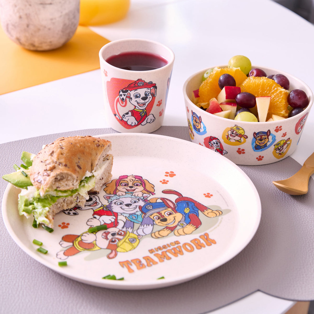 koziol set de vaisselle pour enfant CONNECT GROW PAW PATROL