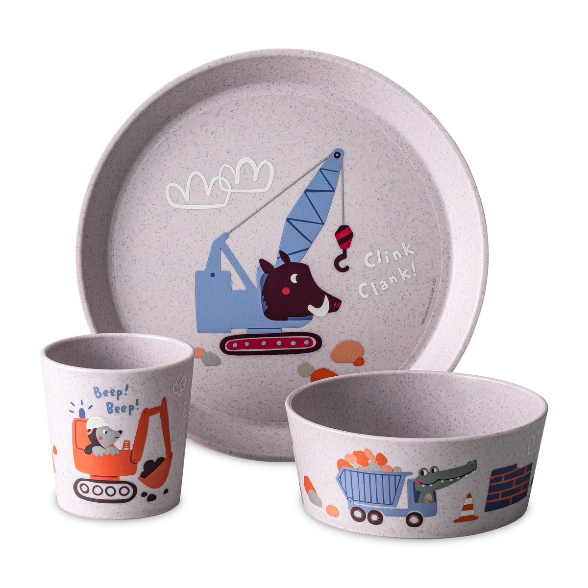 koziol set de vaisselle pour enfant CONNECT TRUCKS