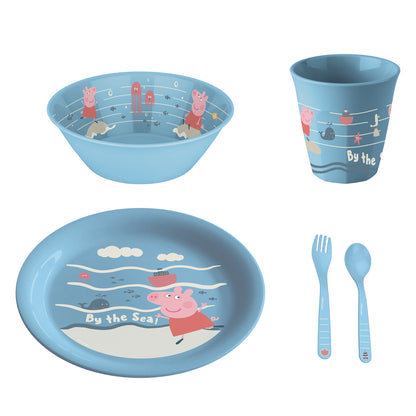 koziol kids’ tableware set PEPPA PIG WAVES AT HOME