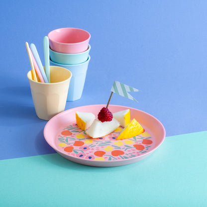 koziol petite assiette  NORA PLATE 205mm BLOOMS