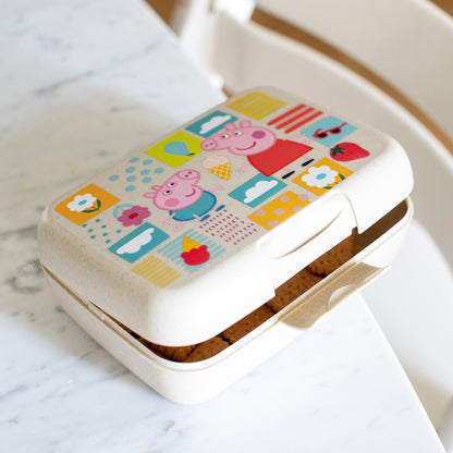 koziol lunch box with dividing tray CANDY L PEPPA PIG
