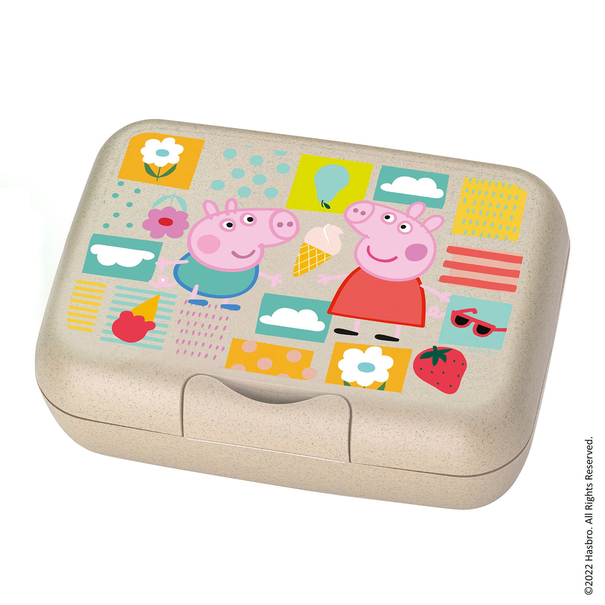 koziol lunch box with dividing tray CANDY L PEPPA PIG