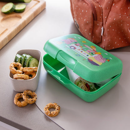 koziol boîte repas avec compartiment CANDY L PEPPA PIG POP