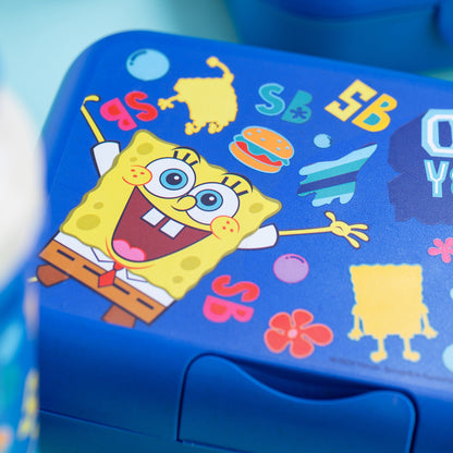koziol lunch box with dividing tray CANDY L SPONGEBOB SQUAREPANTS