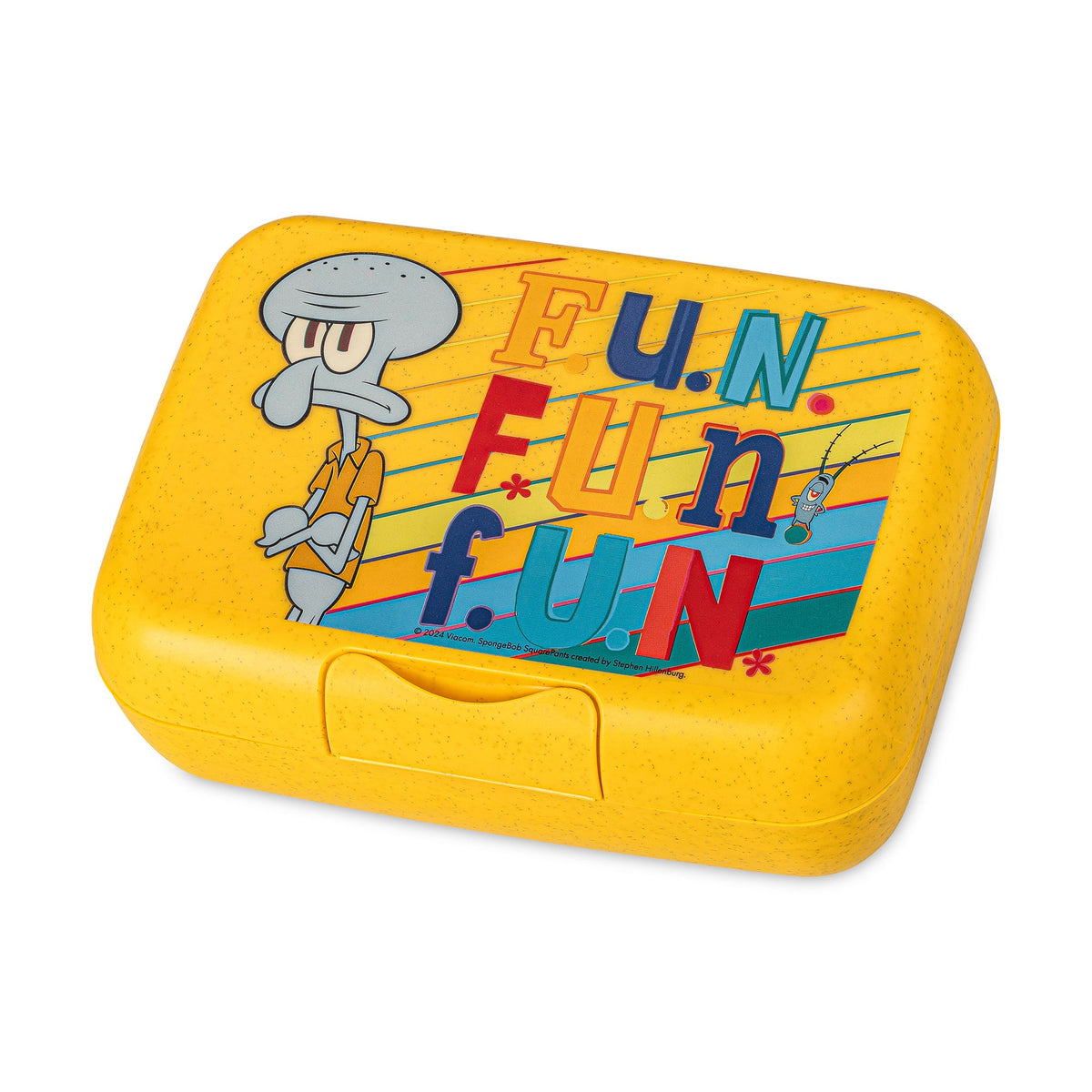koziol lunch box with dividing tray CANDY L SPONGEBOB SQUIDWARD