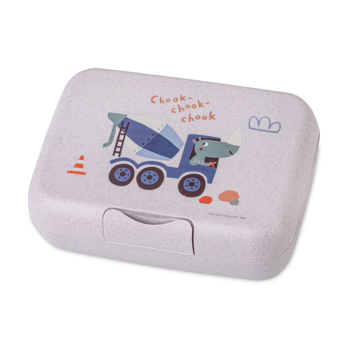 koziol lunch box with dividing tray CANDY L TRUCKS