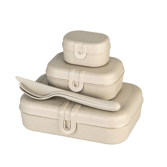 koziol Lunchbox-Set + Besteck-Set PASCAL READY