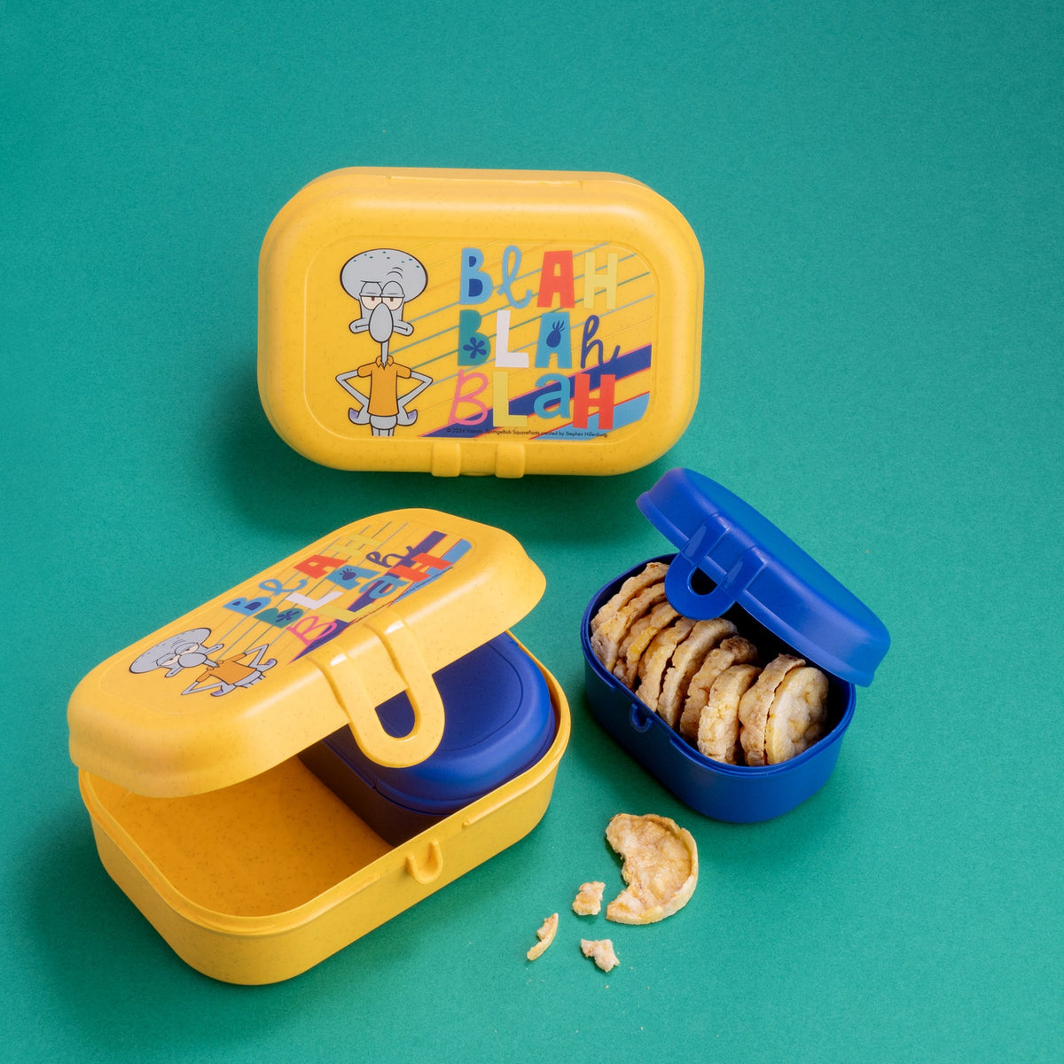 koziol lunch box set PASCAL READY MINI SPONGEBOB SQUIDWARD