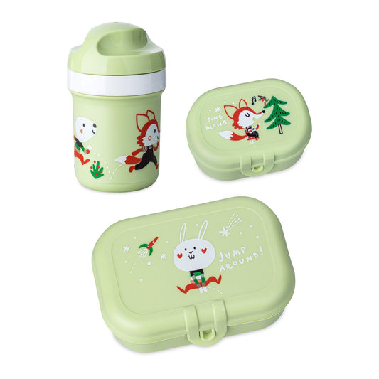koziol Lunchbox-Set + Trinkflasche HOP ON TO GO