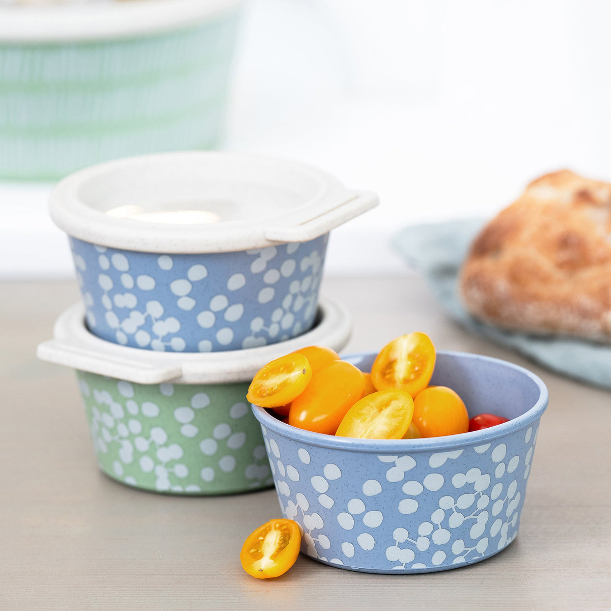 koziol bol avec couvercle BLOMSTER BOX 250ml DOT