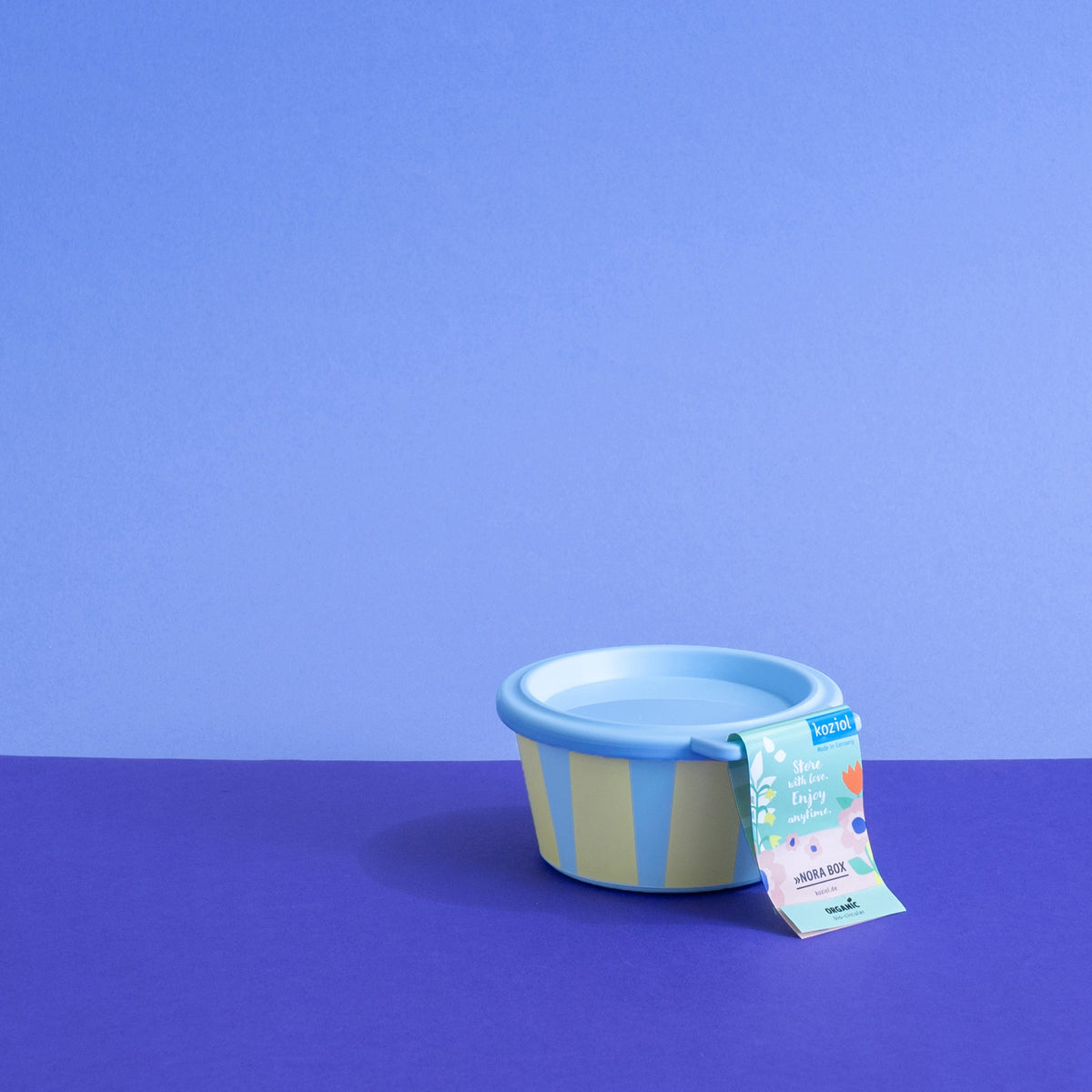 koziol bol avec couvercle NORA BOX 250ml STRIPES