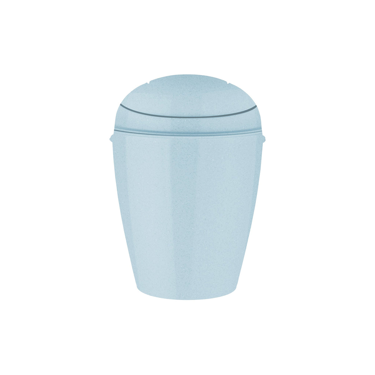 koziol swing-top bin DEL XS recycled blue