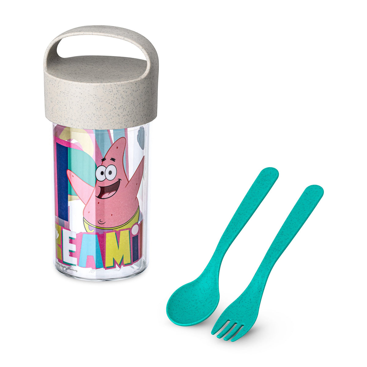 koziol pot à encas / gourde + Besteck BUDDY SNACK 0,5 SPONGEBOB PATRICK