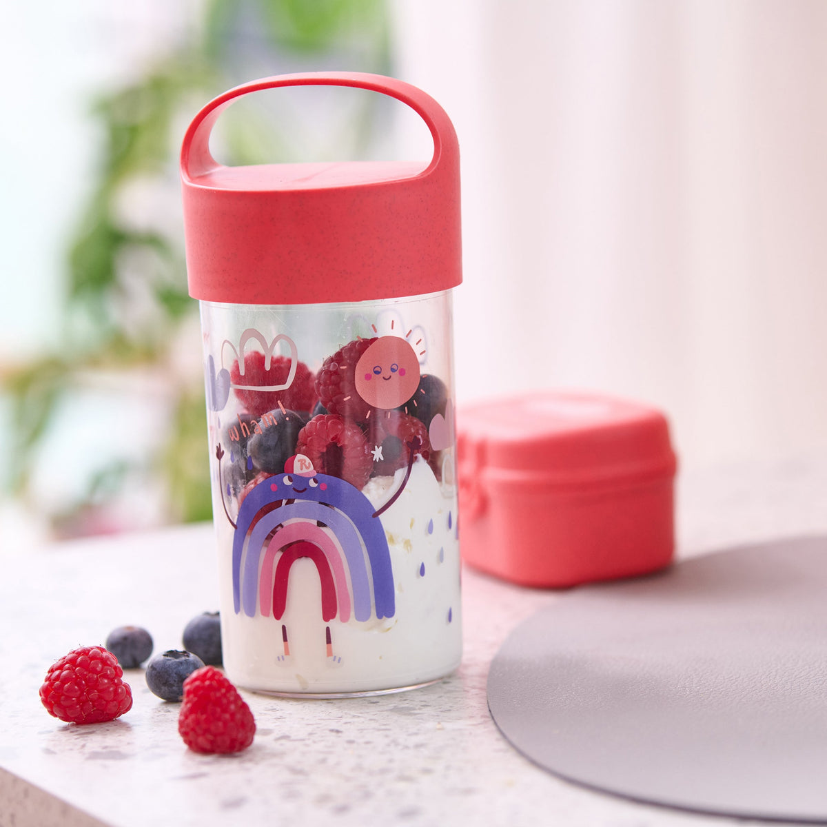koziol snack pot / drinking bottle BUDDY SNACK 0,5 DREAMS