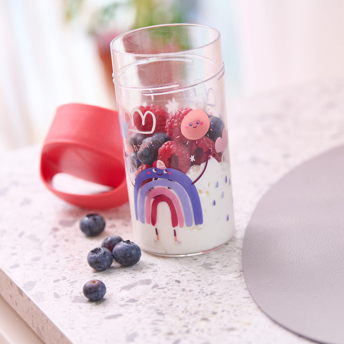 koziol snack pot / drinking bottle BUDDY SNACK 0,5 DREAMS