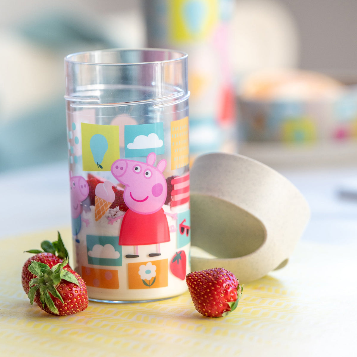 koziol snack pot / drinking bottle BUDDY SNACK 0,5 PEPPA PIG
