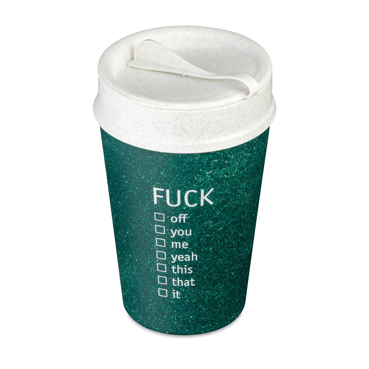 koziol insulated cup  ISO TO GO FUCK